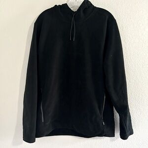 NOBULL Black Men's Large Hoodie Casual Minimal Basic Lounge Comfy‎ Active